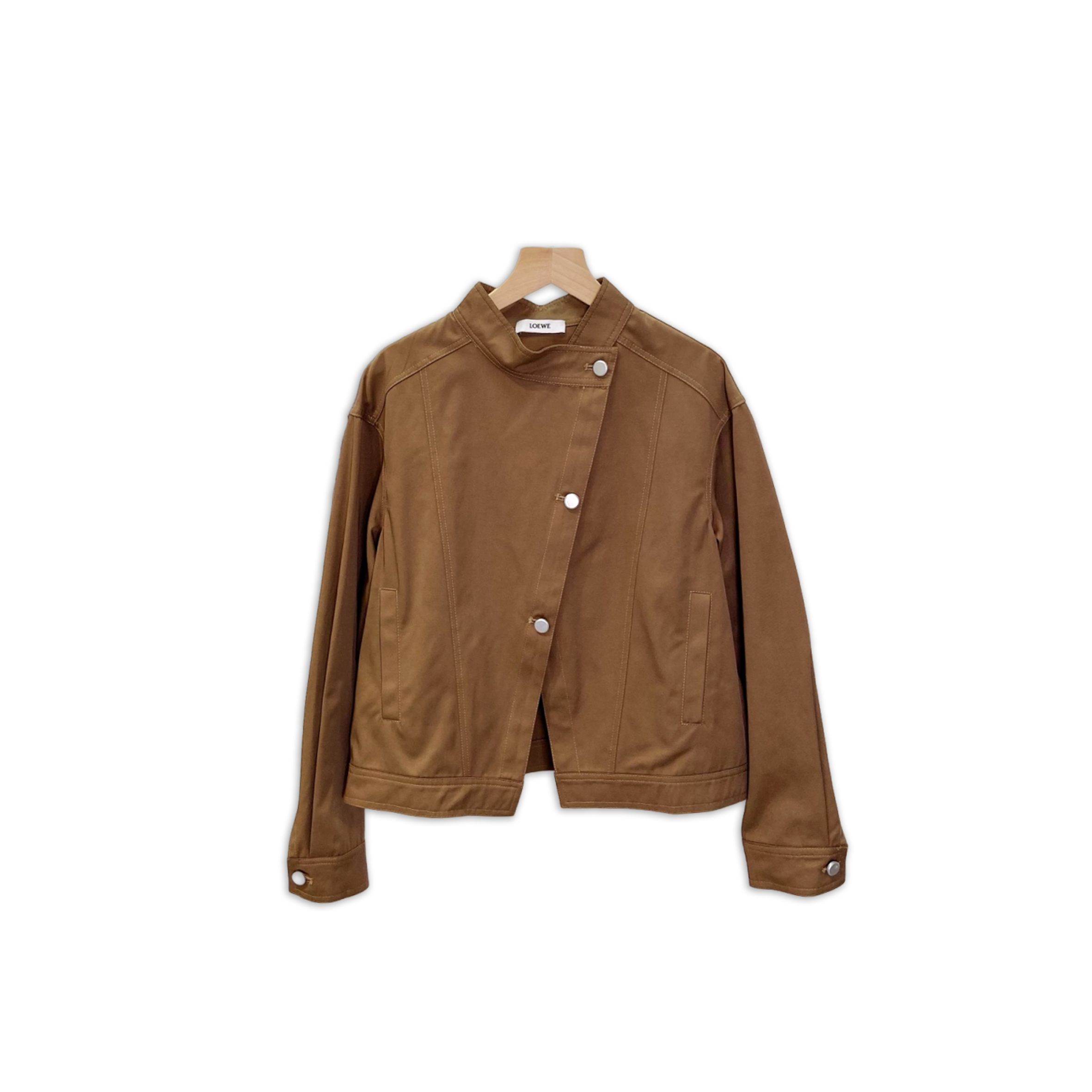 L0ew* mock turtleneck jacket